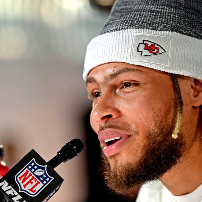 Tyrann Mathieu at Super Bowl 54